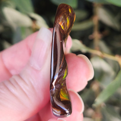 52.20ct Loose Slaughter Mountain Fire Agate | Freeform Cabochon | #8