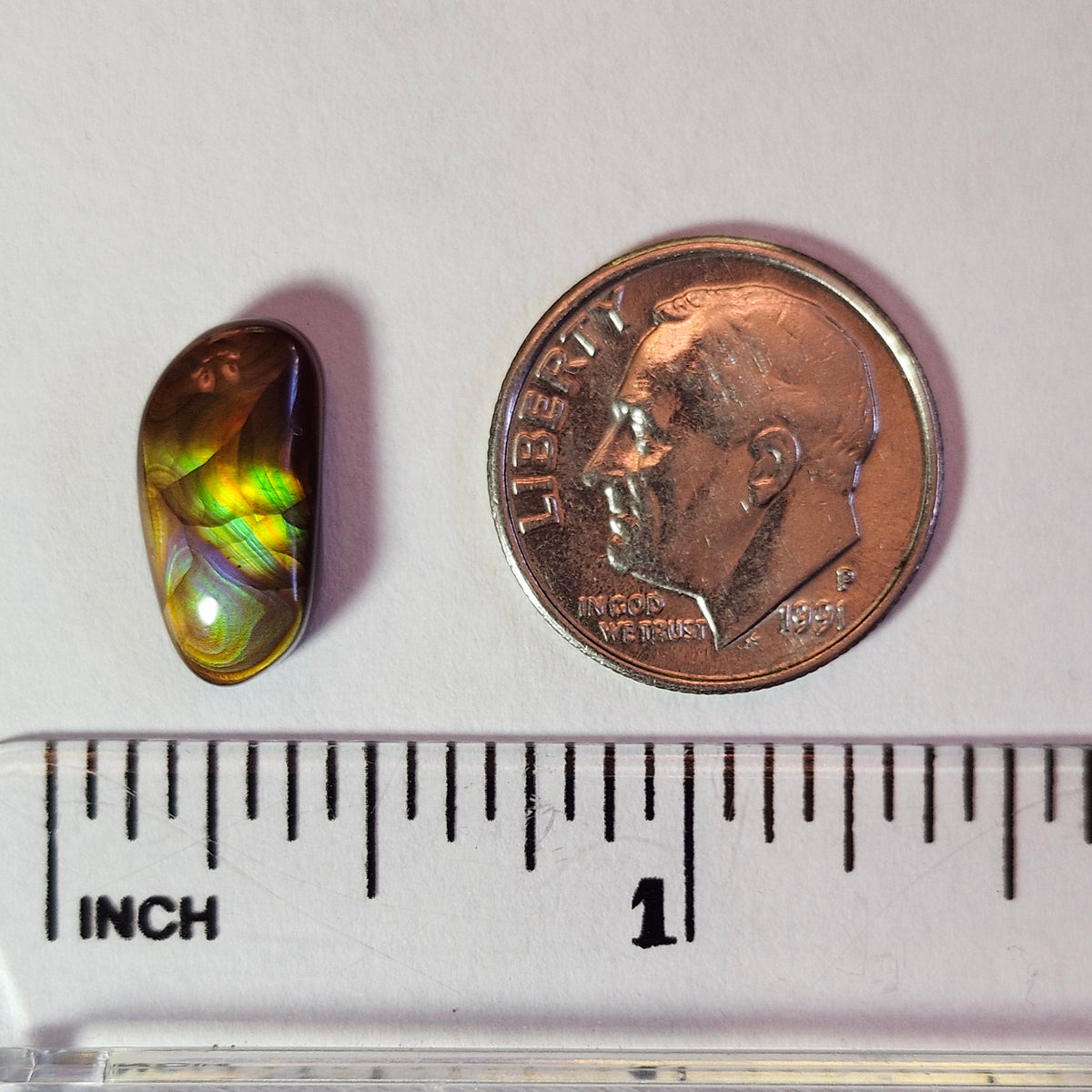 4.05ct Loose Fire Agate | Freeform Cabochon