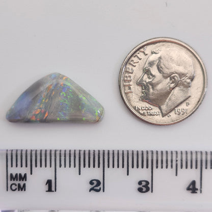 5.05ct Lightning Ridge Australian Semi-Black Opal | Freeform Cabochon | #E291
