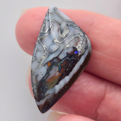 15.46ct Australian Yowah Boulder Matrix Opal | Freeform Cabochon | #E304