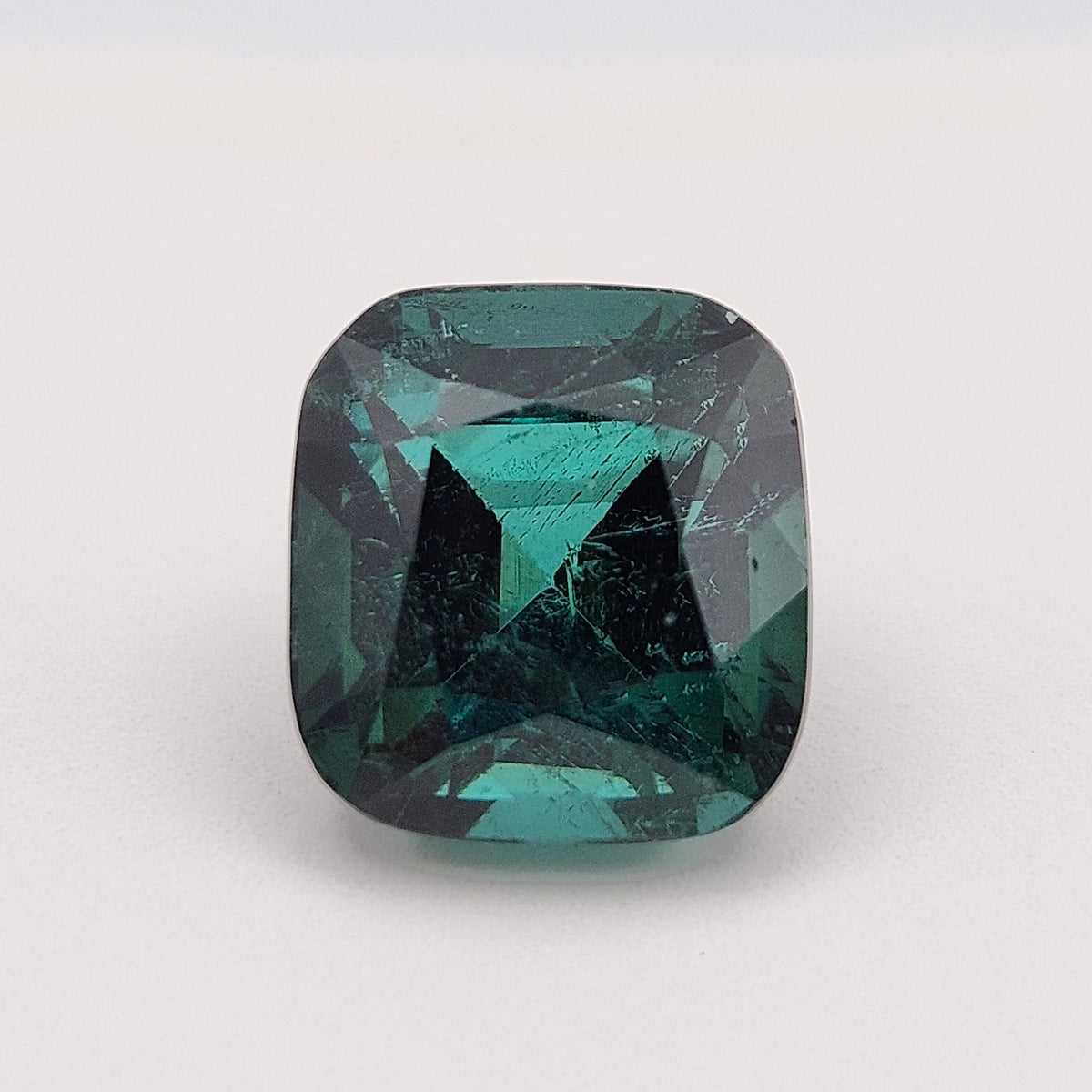 5.78ct Indicolite Tourmaline | Custom Cushion Cut | AA Color