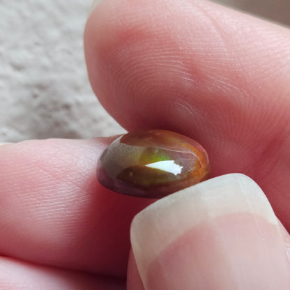 4.71ct Arizona Fire Agate | Oval Cabochon