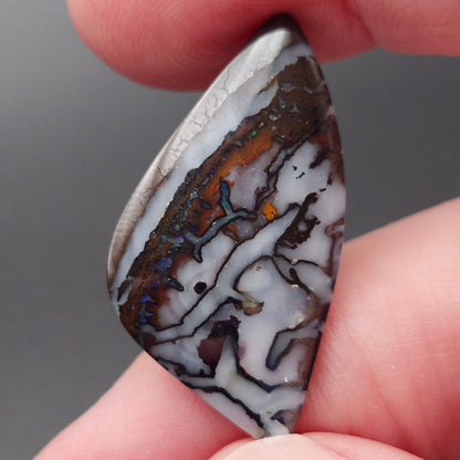 15.46ct Australian Yowah Boulder Matrix Opal | Freeform Cabochon | #E304