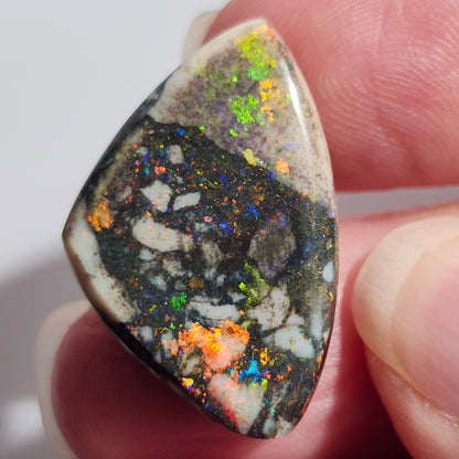 19.13ct Australian Andamooka Matrix Opal | Freeform Cabochon | #E297