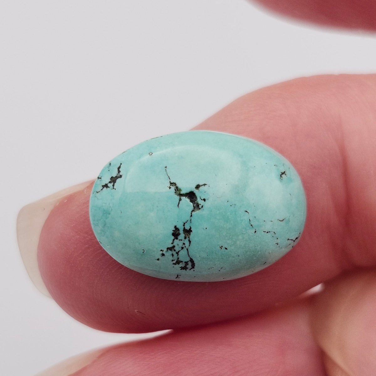 5.70ct Pilot Mountain Turquoise | Oval Cabochon | #527