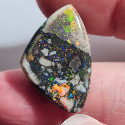 19.13ct Australian Andamooka Matrix Opal | Freeform Cabochon | #E297