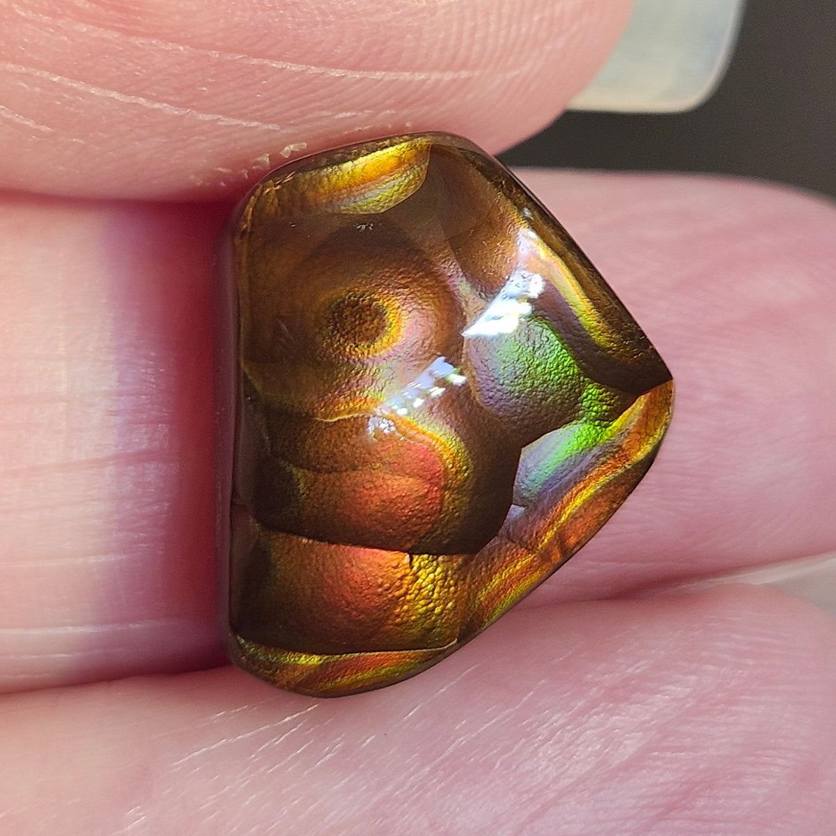 10.57ct Loose Fire Agate | Freeform Cabochon
