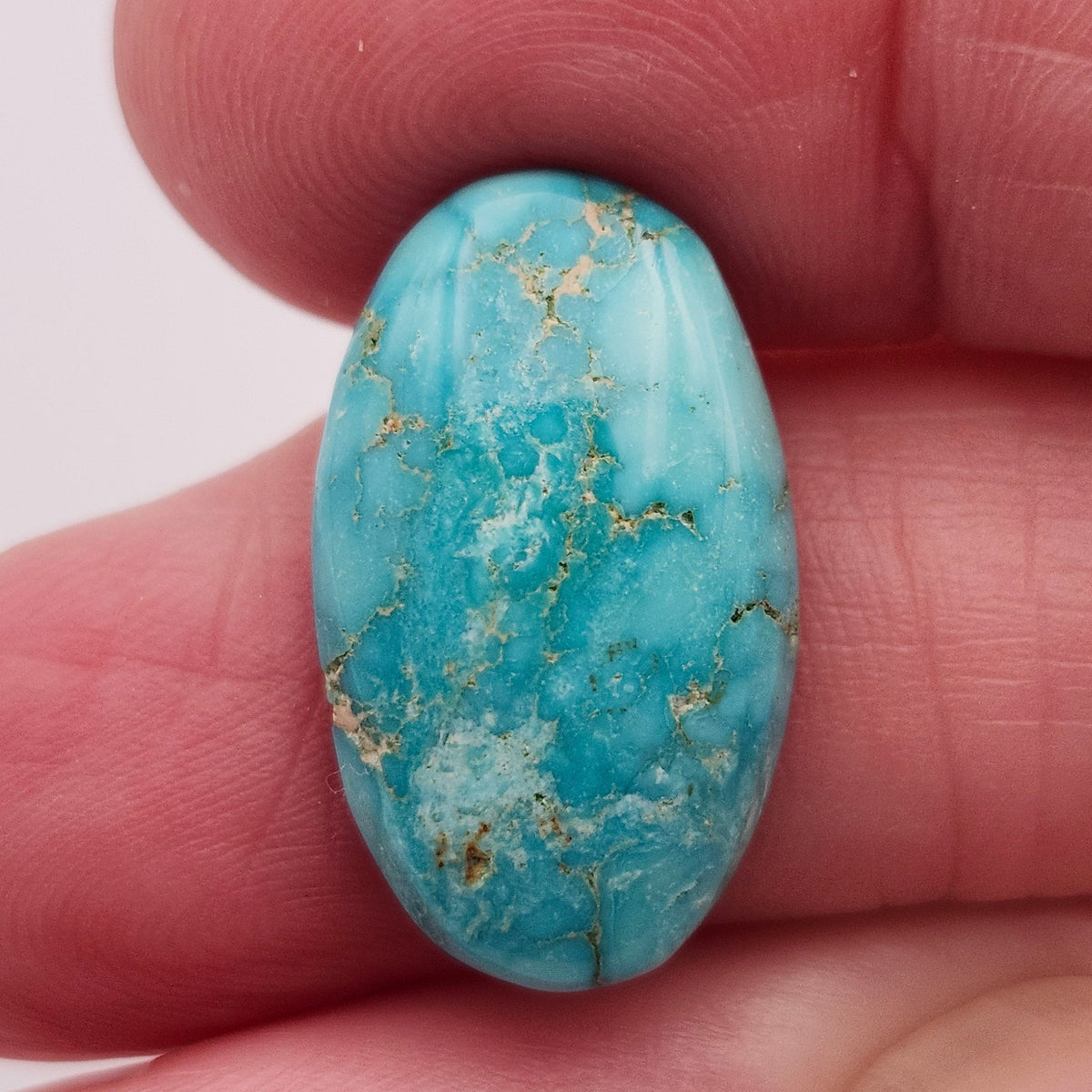 10.93ct Pilot Mountain Turquoise | Oval Cabochon | #525