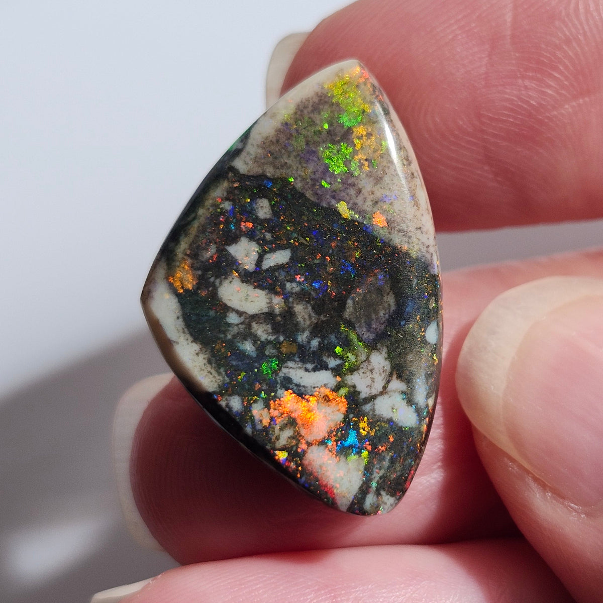19.13ct Australian Andamooka Matrix Opal | Freeform Cabochon | #E297