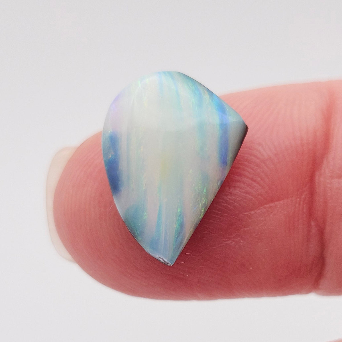 4.62ct Australian Quilpie Boulder Opal | Freeform Pear Cabochon | #E303