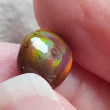4.71ct Arizona Fire Agate | Oval Cabochon