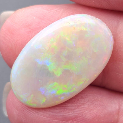 7.29ct Coober Pedy Australian Light Opal | Oval Cabochon | #E308