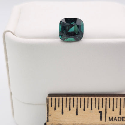 5.78ct Indicolite Tourmaline | Custom Cushion Cut | AA Color