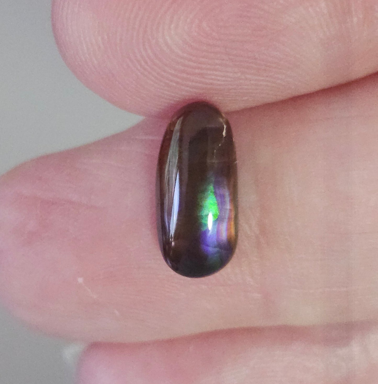 2.02ct Loose Fire Agate | Freeform Oval Cabochon