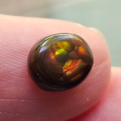 2.21ct Loose Fire Agate | Oval Cabochon