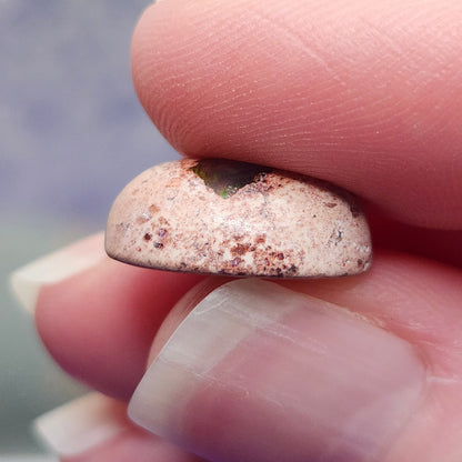 7.36ct Mexican Matrix Fire Opal | Oval Cabochon