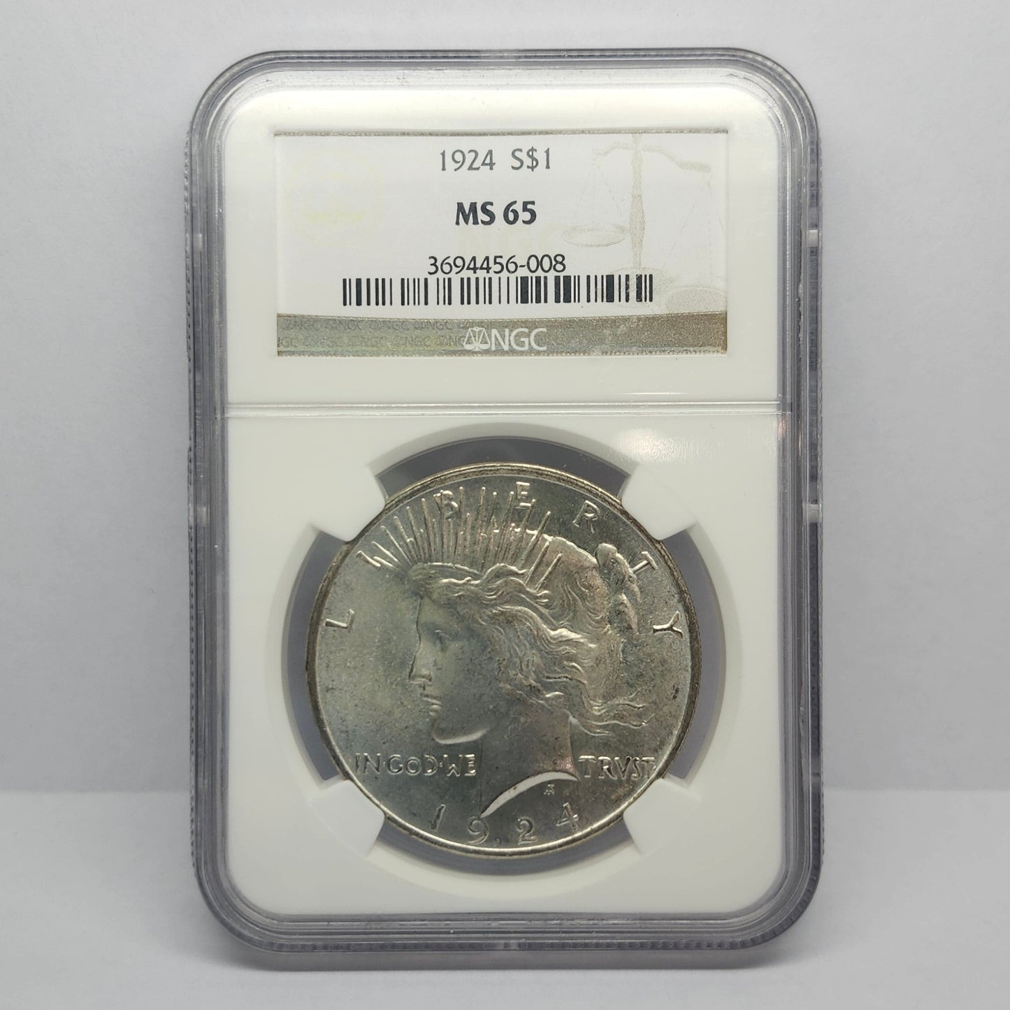 1924 S$1 Morgan Silver Peace Dollar Collectible Coin | #25