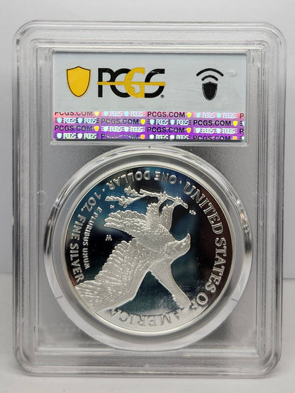 2025-W $1 Silver Eagle Collectible Coin w/ Laser Privy | Fine Silver | #12