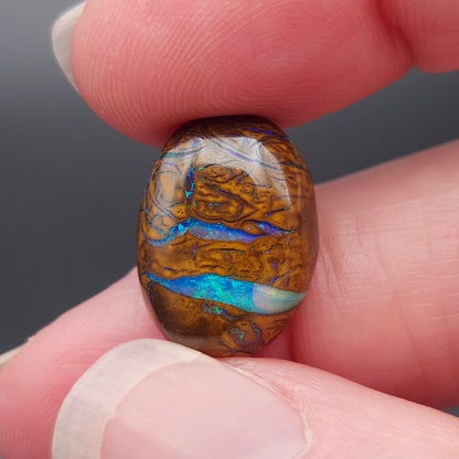 9.96ct Koroit Australian Boulder Opal | Oval Cabochon | #E293