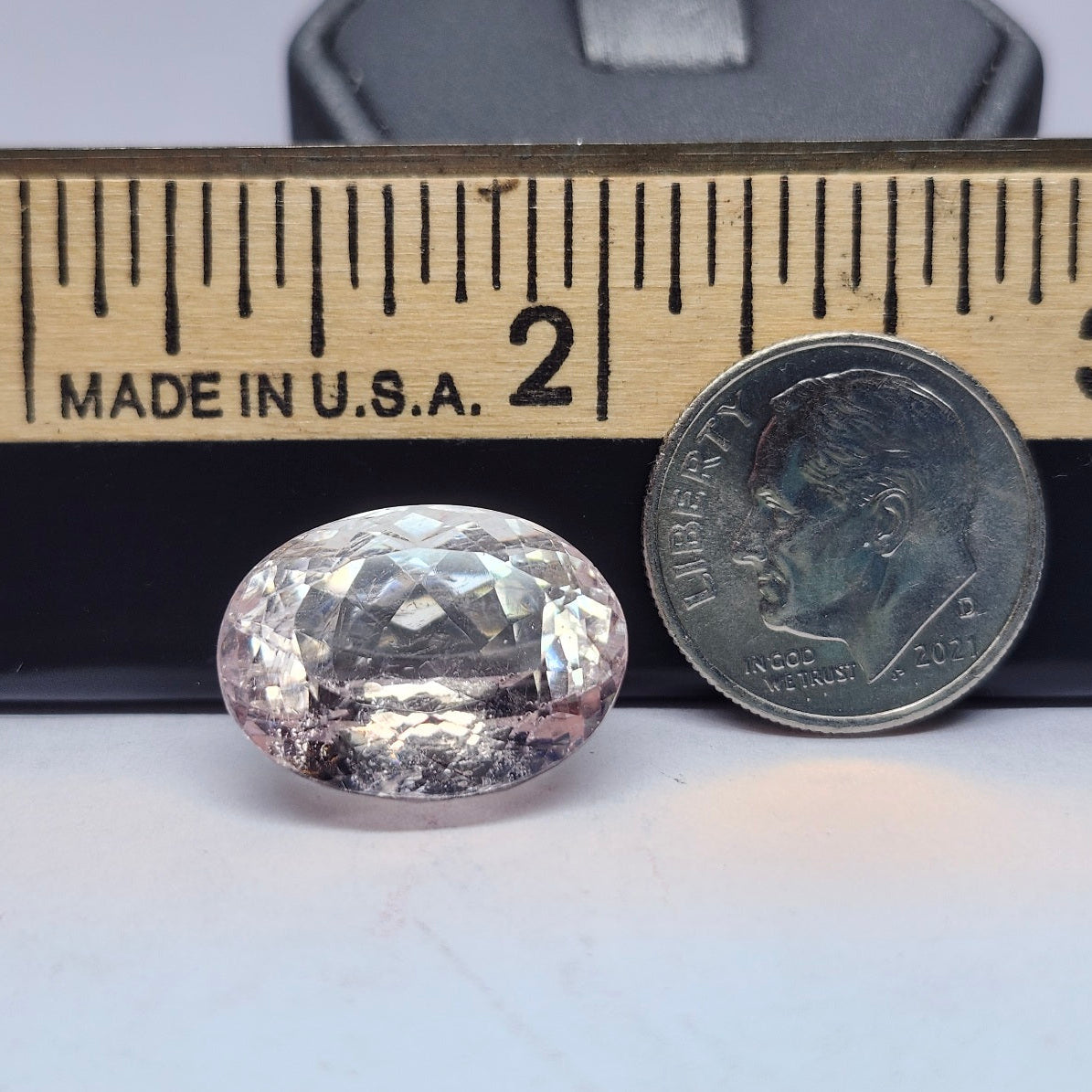 14.84ct Morganite | Oval Cut