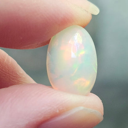 3.52ct Lightning Ridge Australian Crystal Opal | Oval Cabochon Cut | #E277