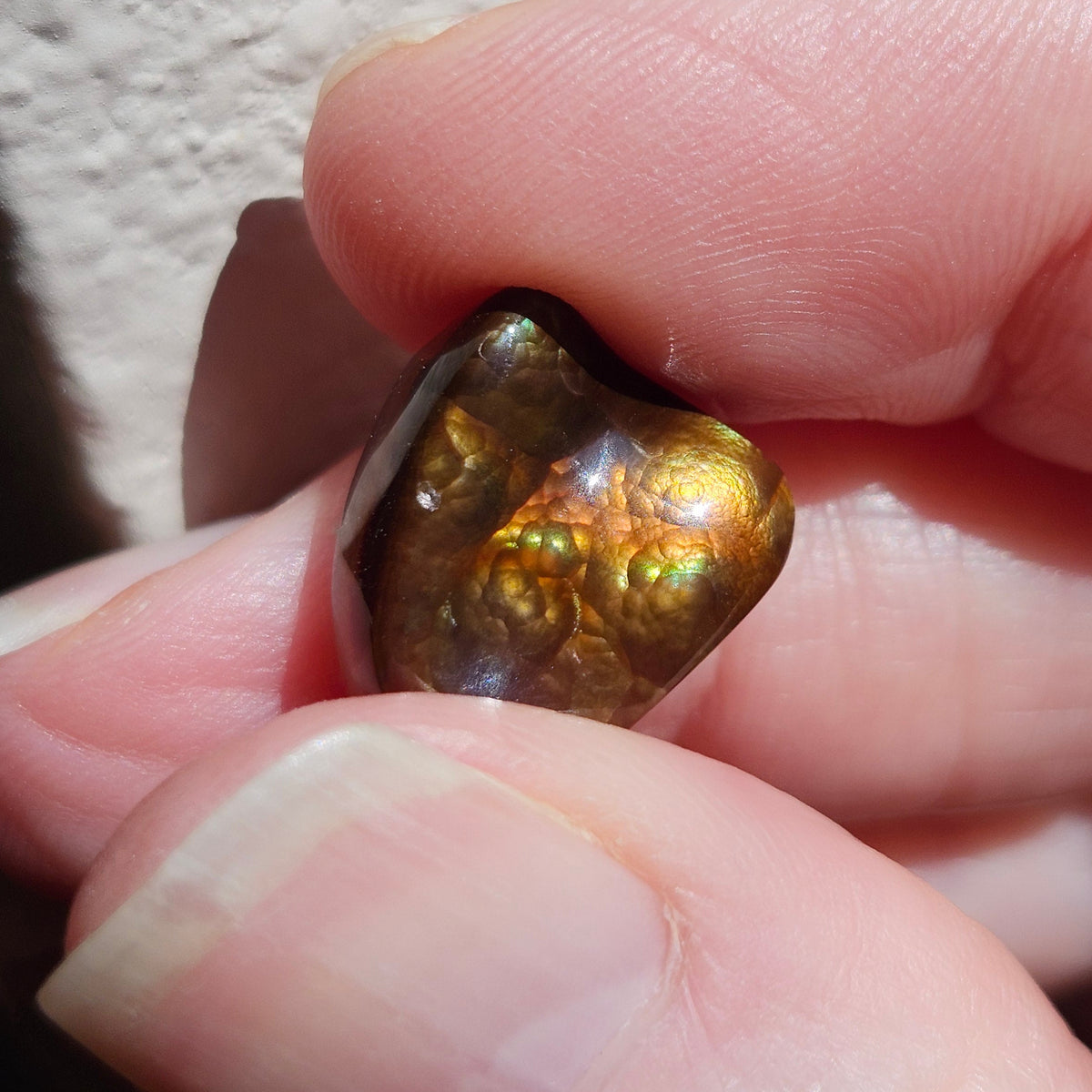 10.17ct Loose Fire Agate | Freeform Cabochon