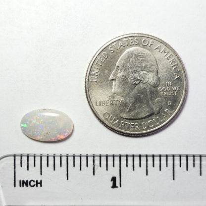 1.42ct White Opal | Oval Cabochon | #E282