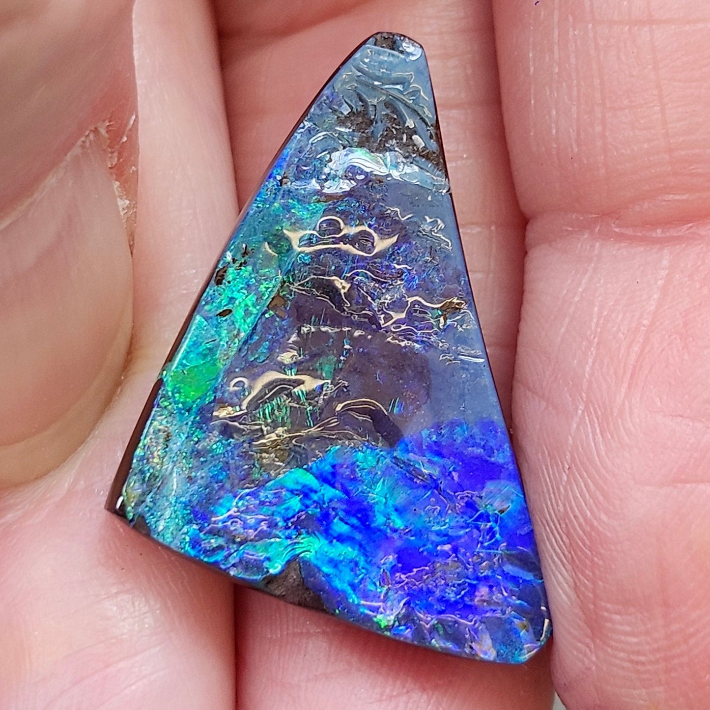 19.12ct Quilpie Black Boulder Opal | #E231