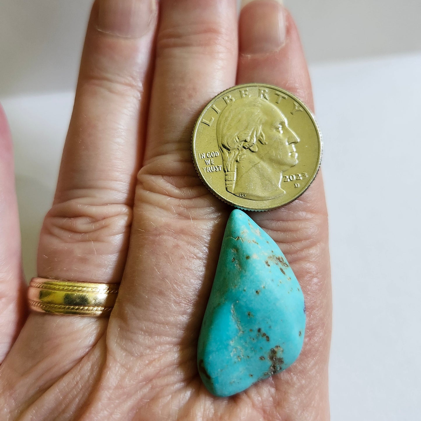 Turquoise #307 | Kingman | Preformed Cut | Freeform