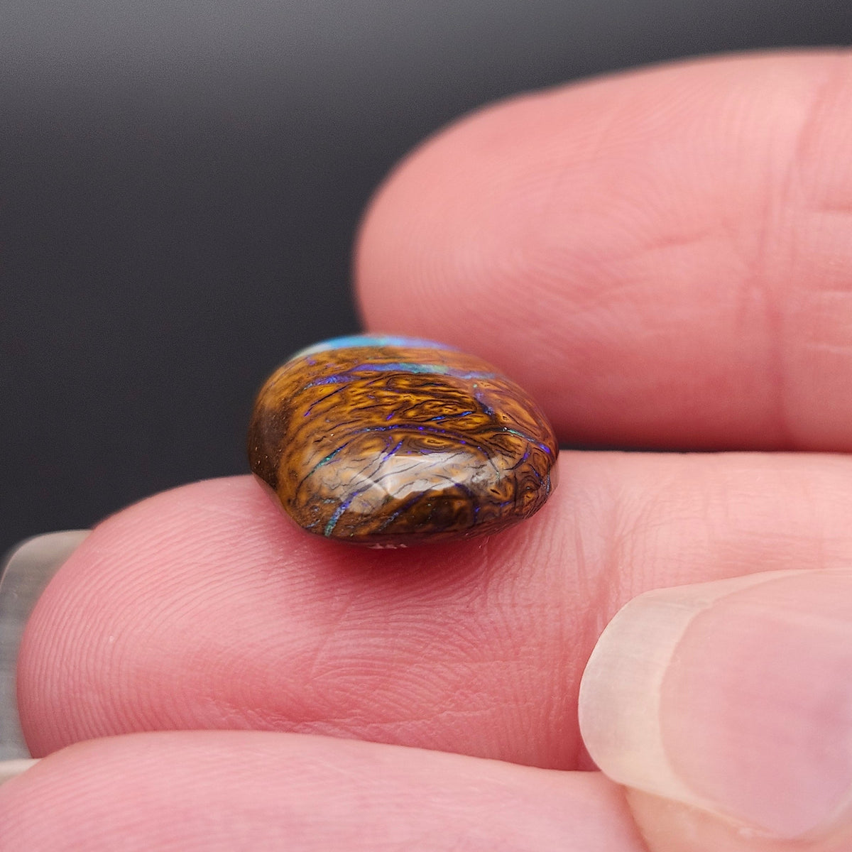 9.96ct Koroit Australian Boulder Opal | Oval Cabochon | #E293