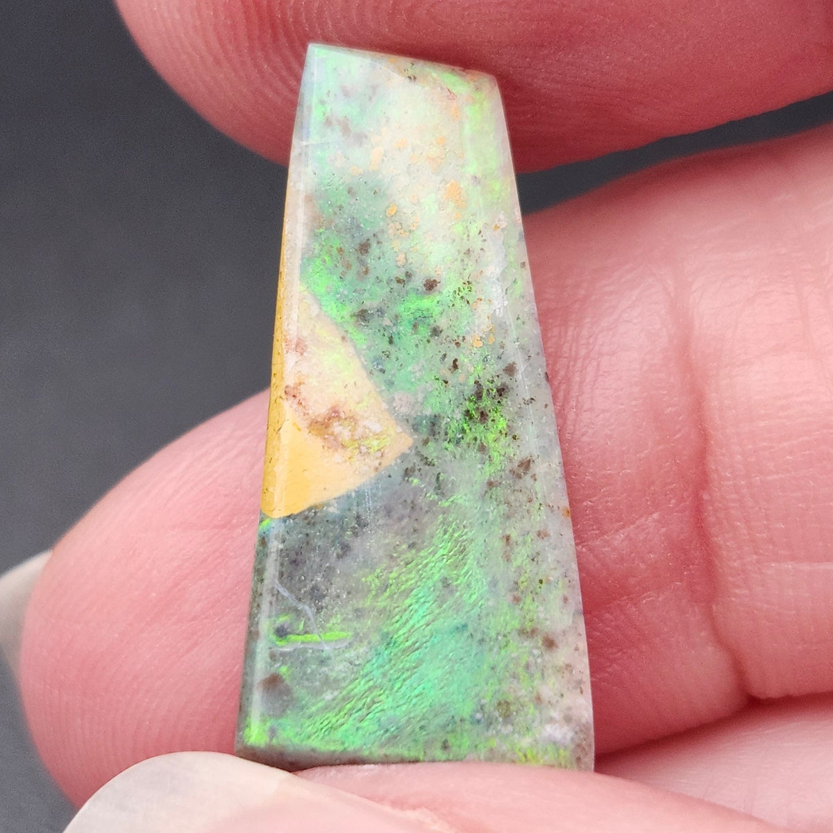 4.29ct Australian Mintabie Opal | Freeform Cabochon | #E298