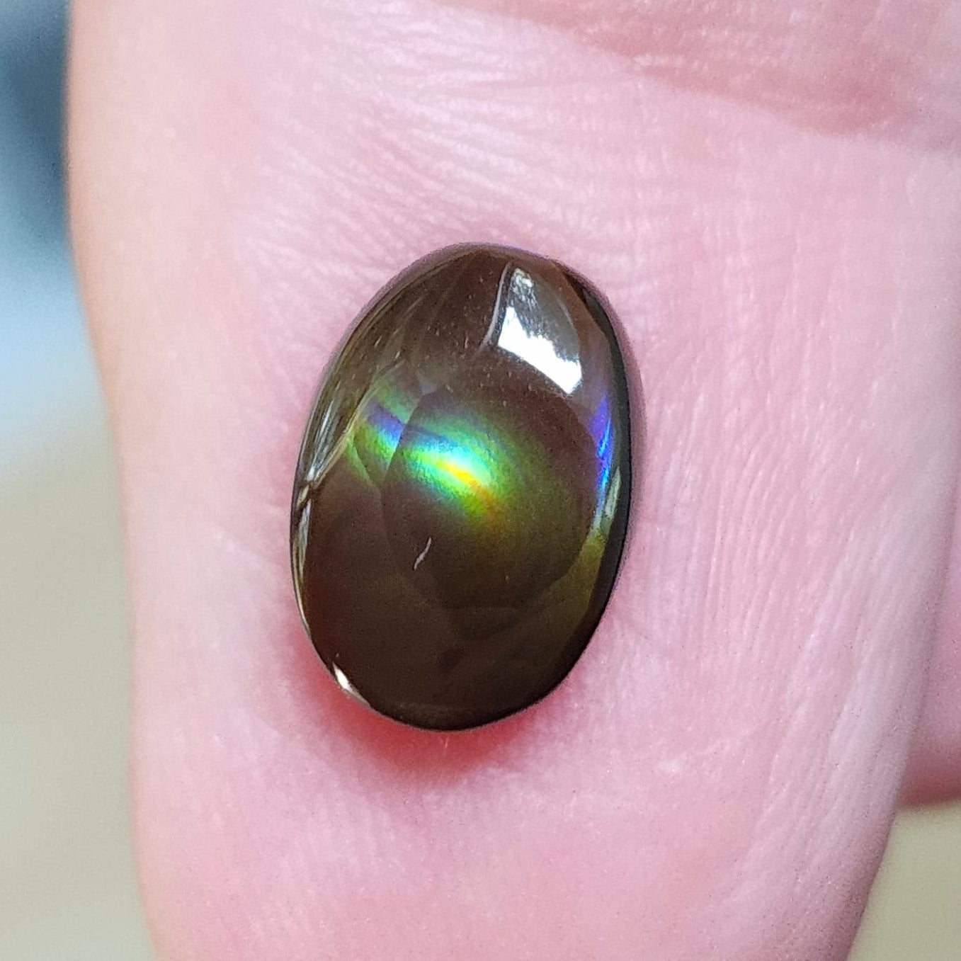 2.53ct Loose Fire Agate | Oval Cabochon