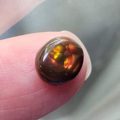 2.21ct Loose Fire Agate | Oval Cabochon