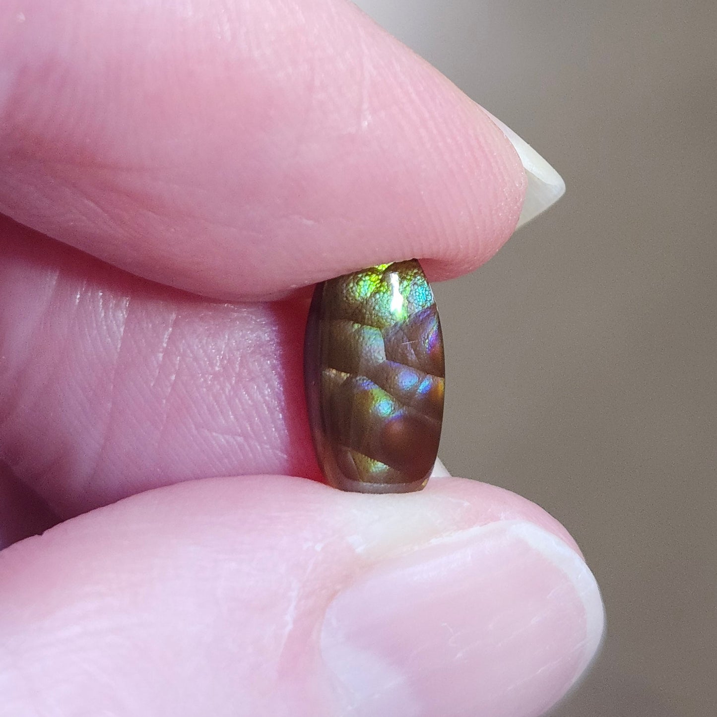 2.21ct Loose Fire Agate | Freeform Cushion Cut Cabochon