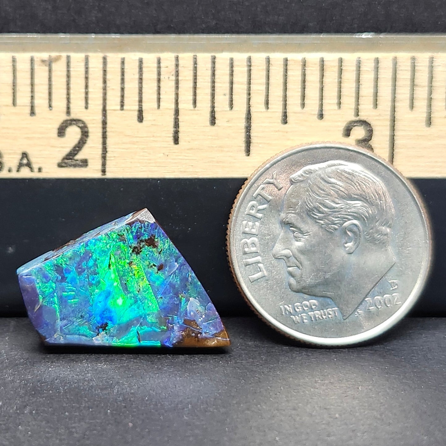 10.28ct Quilpie Black Boulder Opal | #E233