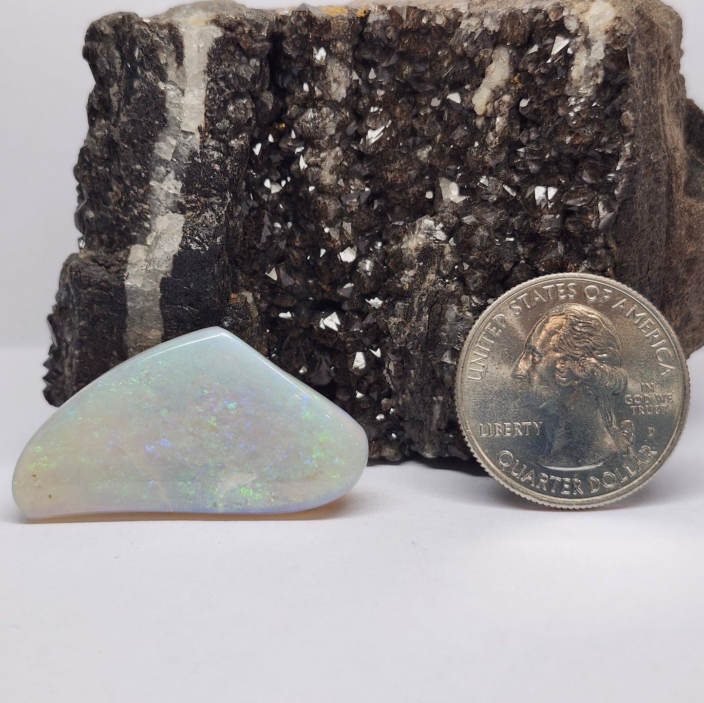 26.03ct Freeform Lightning Ridge Australian Crystal Opal | #E271