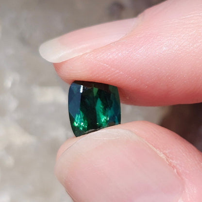 1.93ct Indicolite Tourmaline | Cushion Cut | AA Color