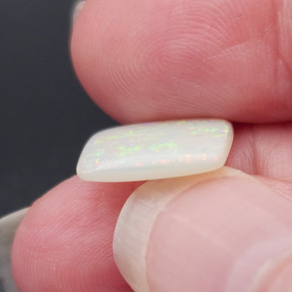 3.60ct White Cliffs Australian White Opal | Cushion Cut Cabochon | #E294