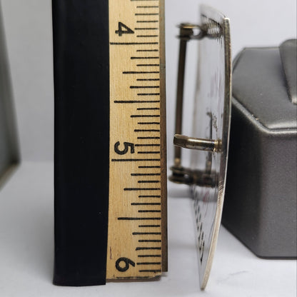 Zuni | Artist Sammy & Esther Guardian | Mallard Duck Inlay Bolo Tie & Belt Buckle Set | Sterling Silver