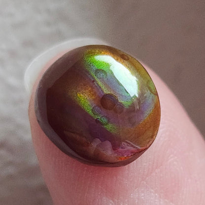 4.71ct Arizona Fire Agate | Oval Cabochon
