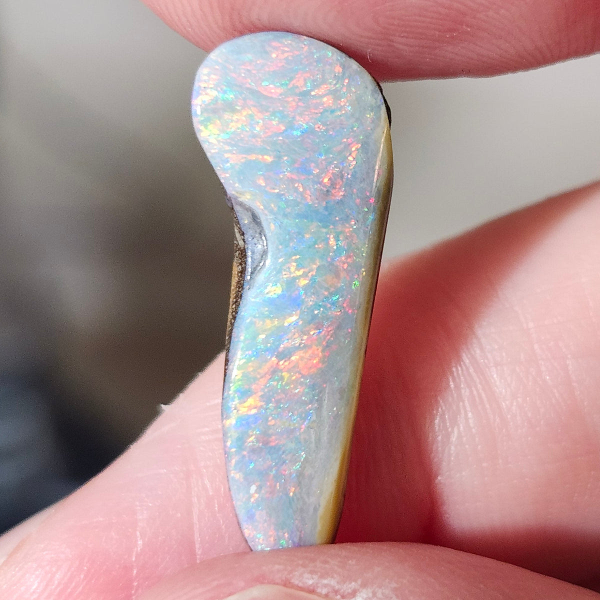 6.67ct Koroit Australian Boulder Opal | Freeform Cabochon | #E310