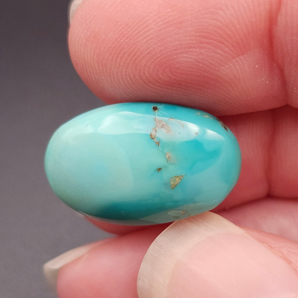 11.66ct Pilot Mountain Turquoise | Oval Cabochon | #522