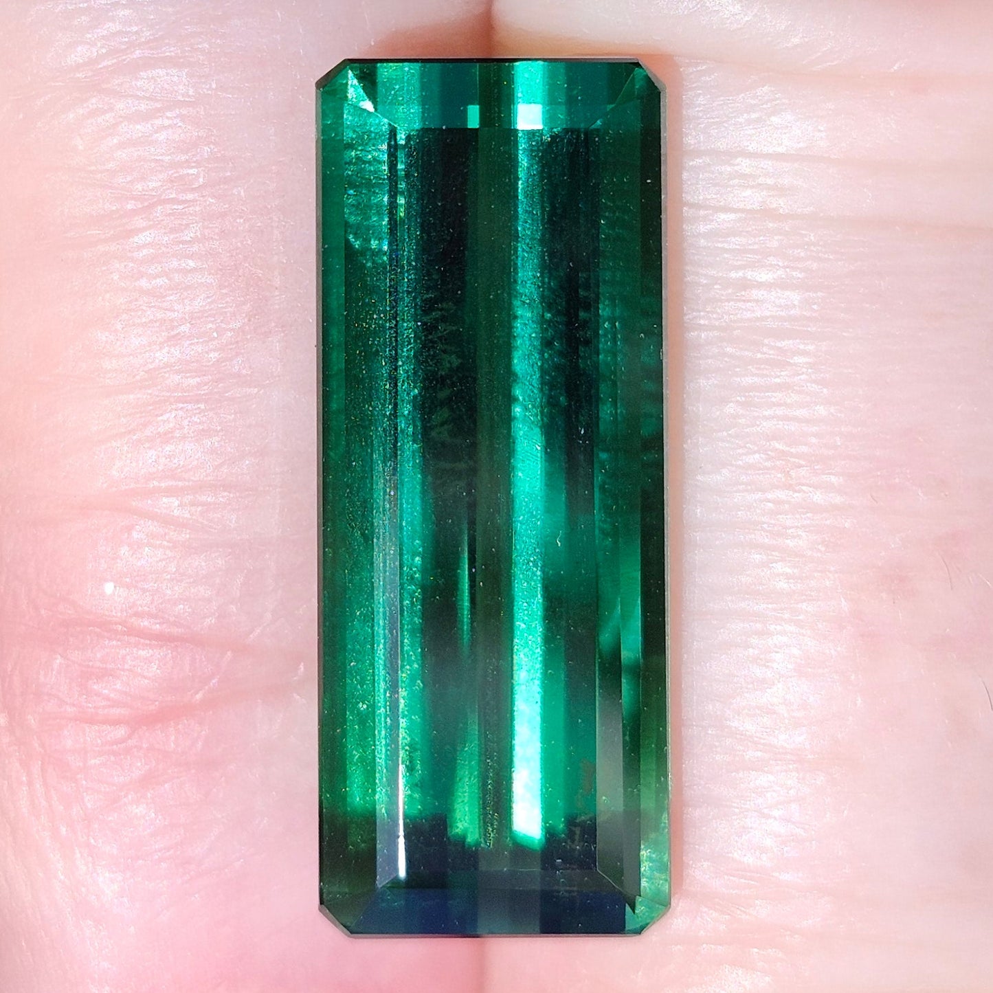 11.07ct Indicolite Tourmaline | Emerald Cut | AA Color