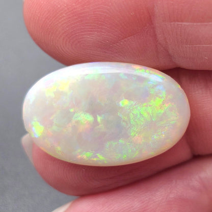7.29ct Coober Pedy Australian Light Opal | Oval Cabochon | #E308