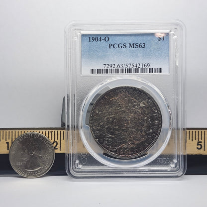 1904-O S$1 Morgan Silver Dollar Collectible Coin| PCGS Graded MS63 | #29