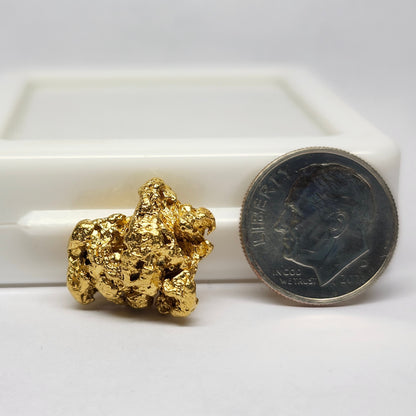 "Cavae" 9.46g California Gold Nugget | 23 kt