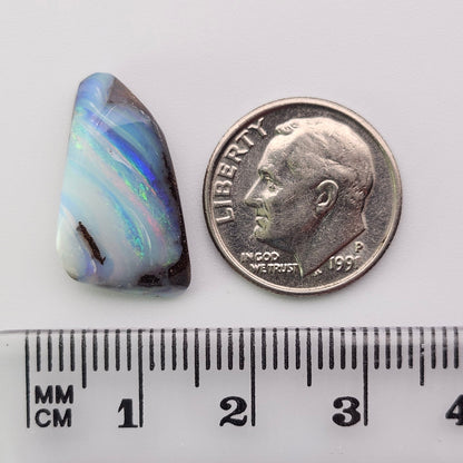 8.19ct Australian Quilpie Boulder Opal | Freeform Cabochon | #E302