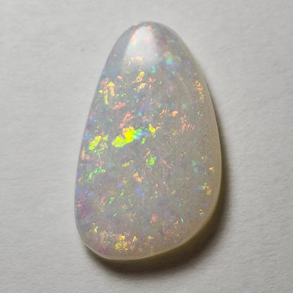 4.84ct Australian Coober Pedy Crystal Opal | Freeform Pear Cabochon | #E290