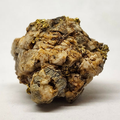 "Quarzum" | California Gold Nugget Specimen on Quartz | 11.60 grams