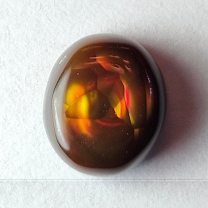 2.21ct Loose Fire Agate | Oval Cabochon